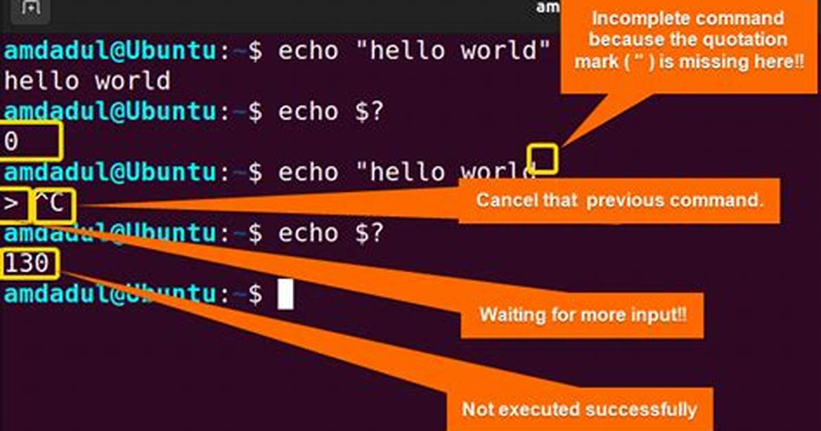 What Is Exit Code 1 Linux?