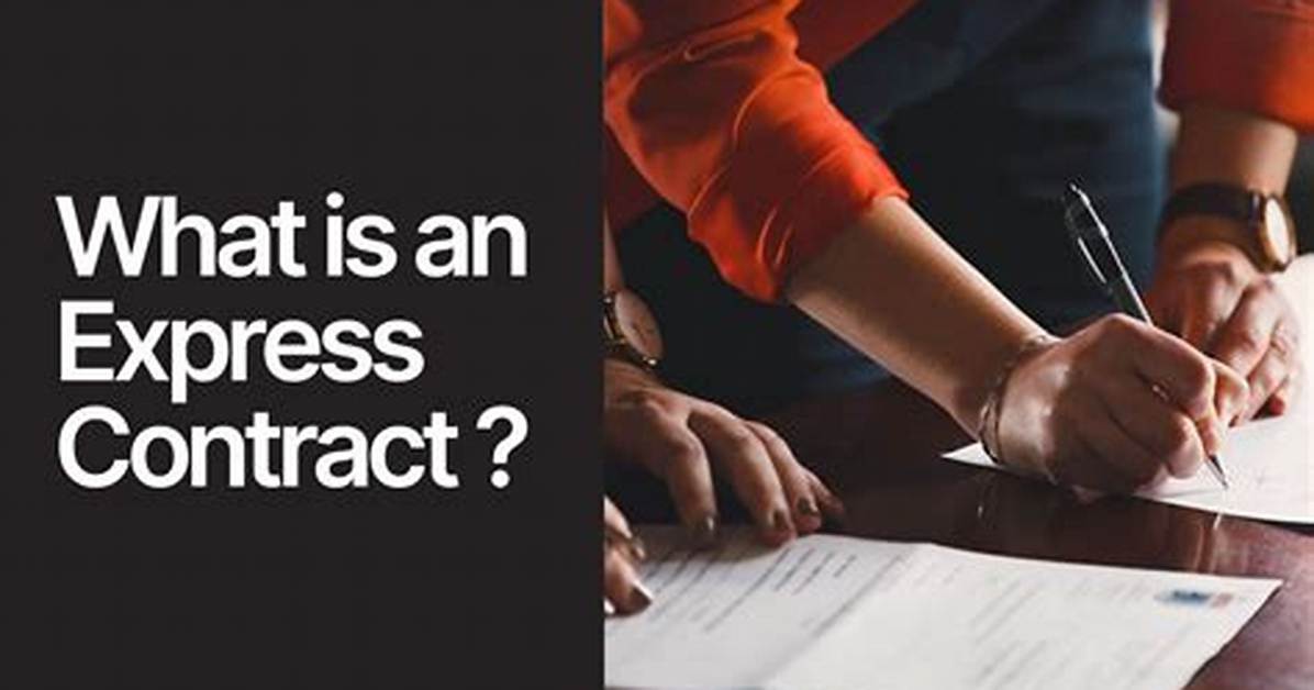 What Is Express Condition in a Contract