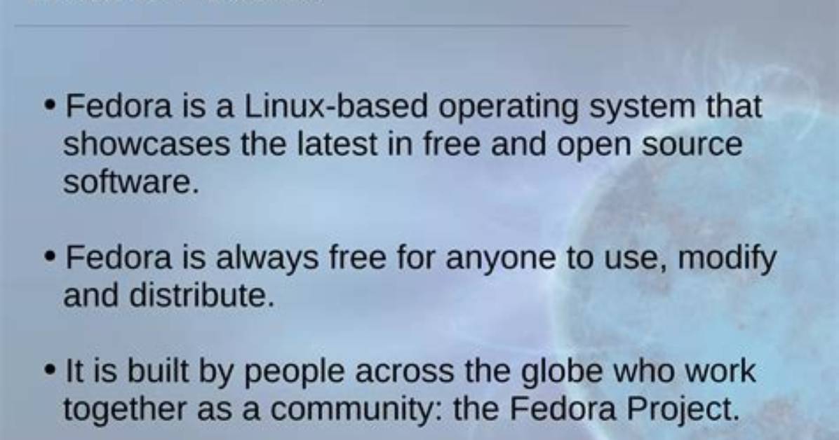 What Is Fedora Based on?