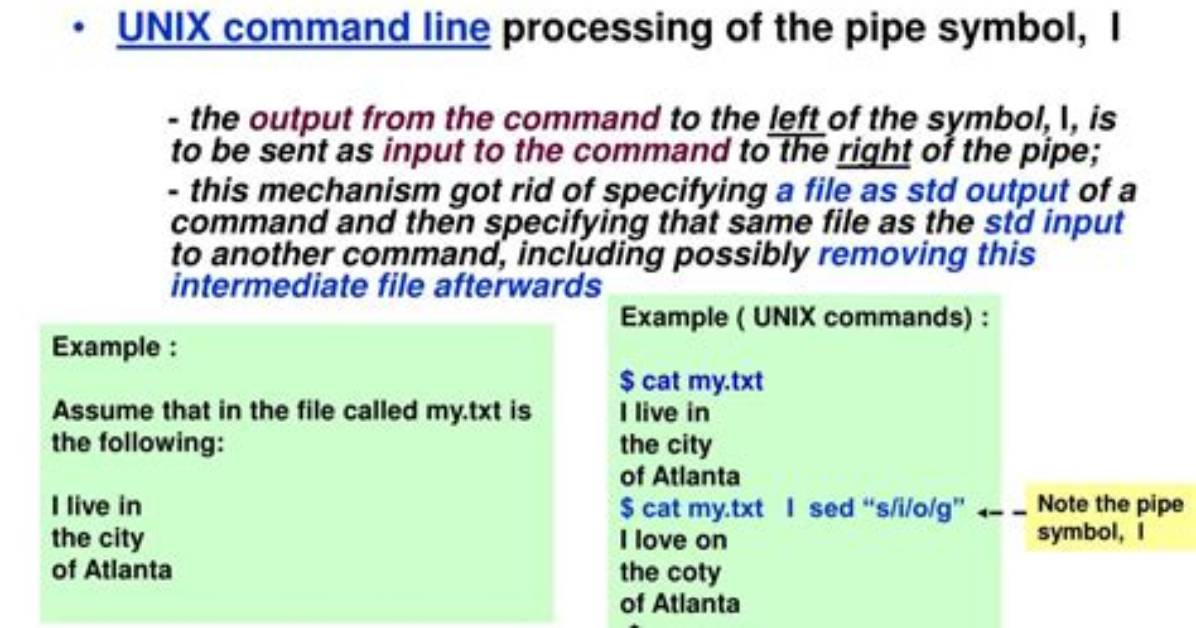 What Is Filter Command in Unix?