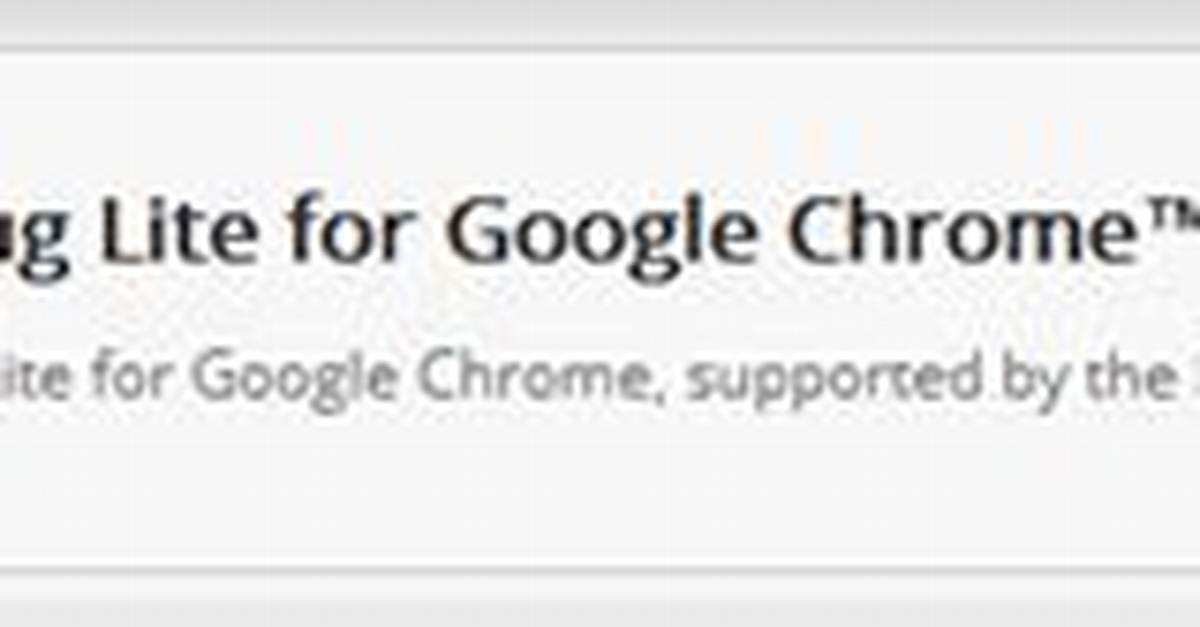 What Is Firebug for Chrome
