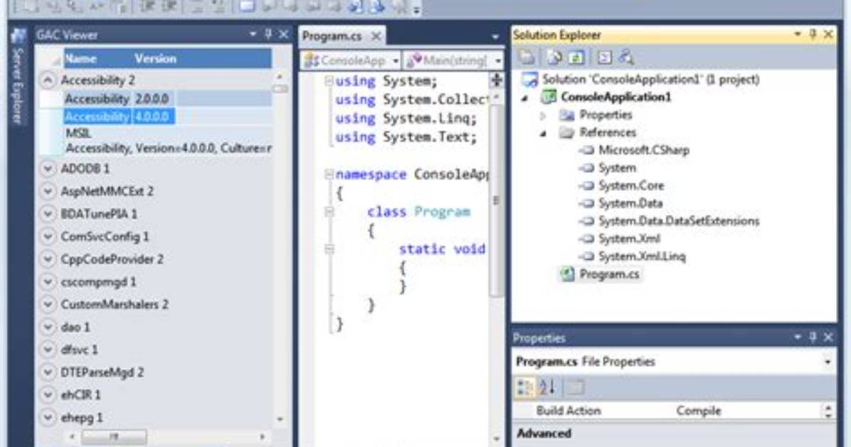 What Is Gac Visual Studio