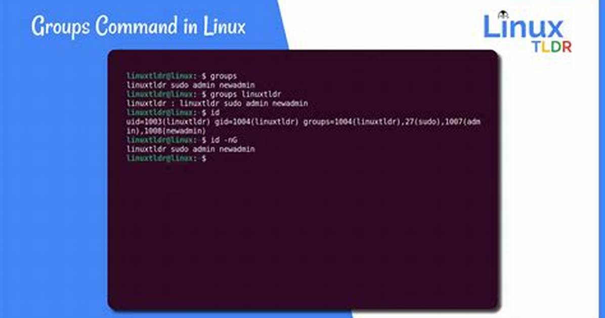What Is Group Command in Linux?