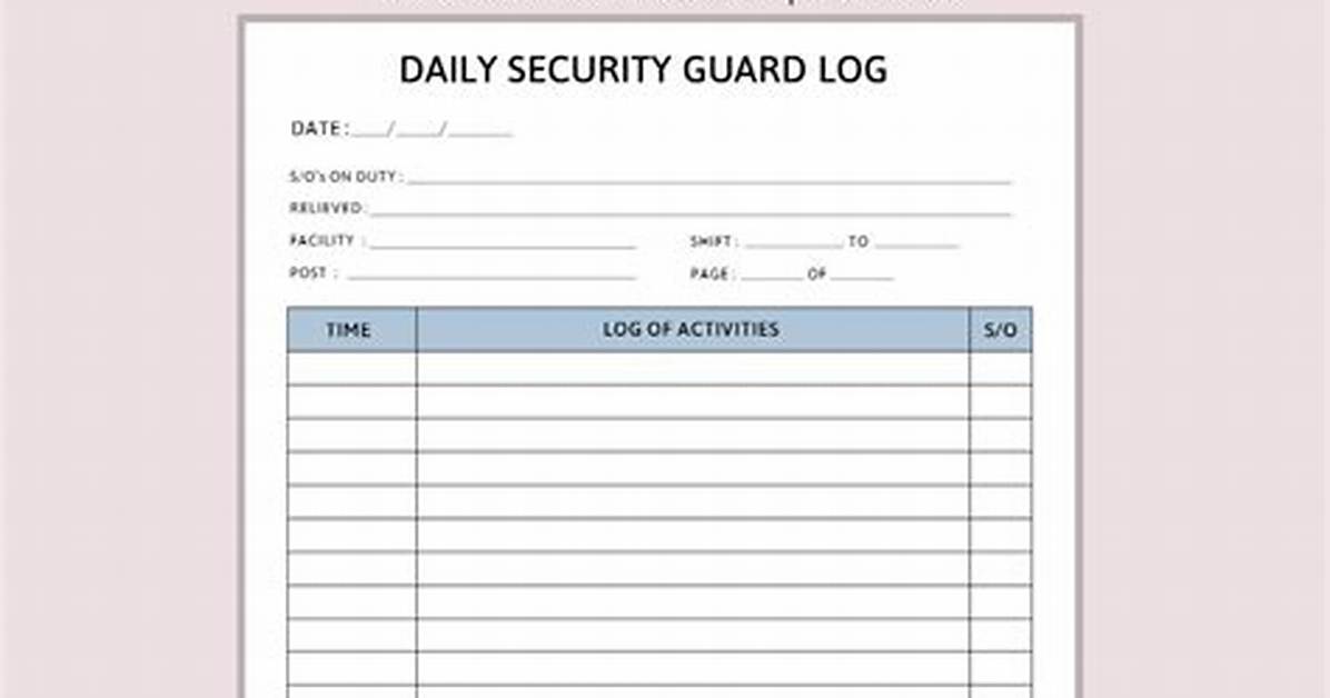What Is Guard Log