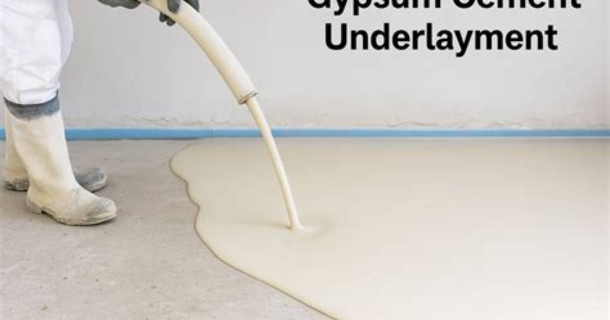 What Is Gypsum Based Underlayment