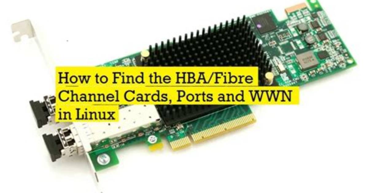 What Is Hba in Linux?