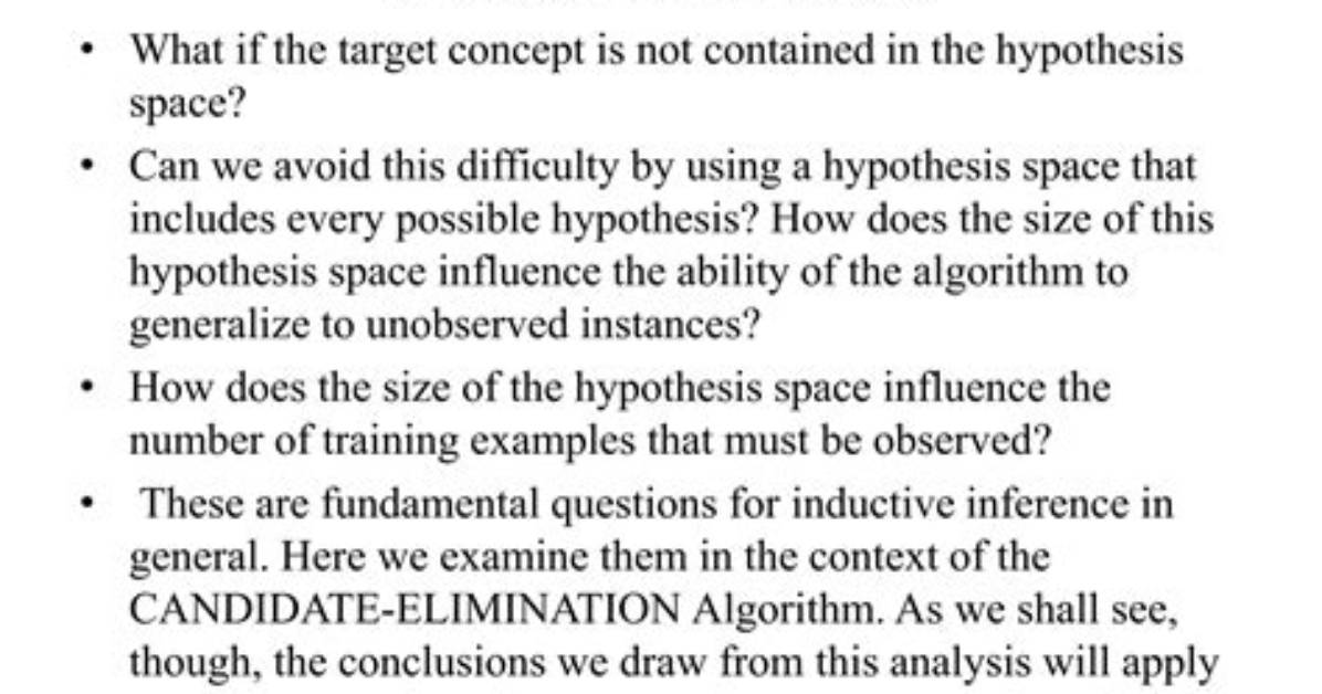 What Is Inductive Bias in Machine Learning? [Closed]