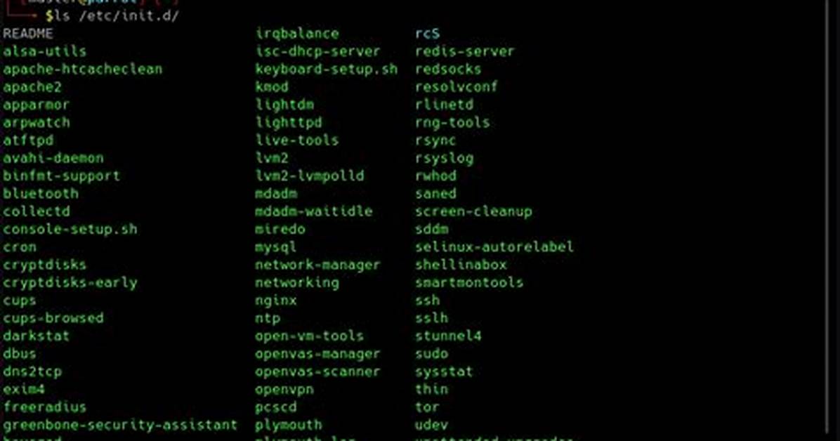 What Is Init D Directory in Linux?