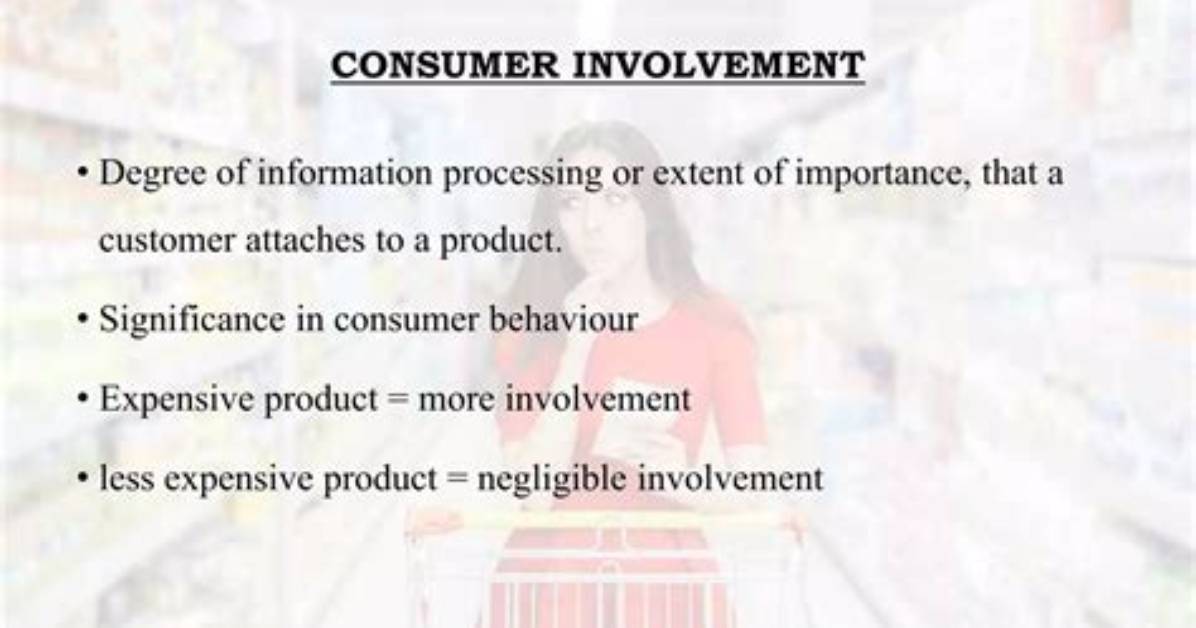 What Is Involvement in Consumer Behaviour