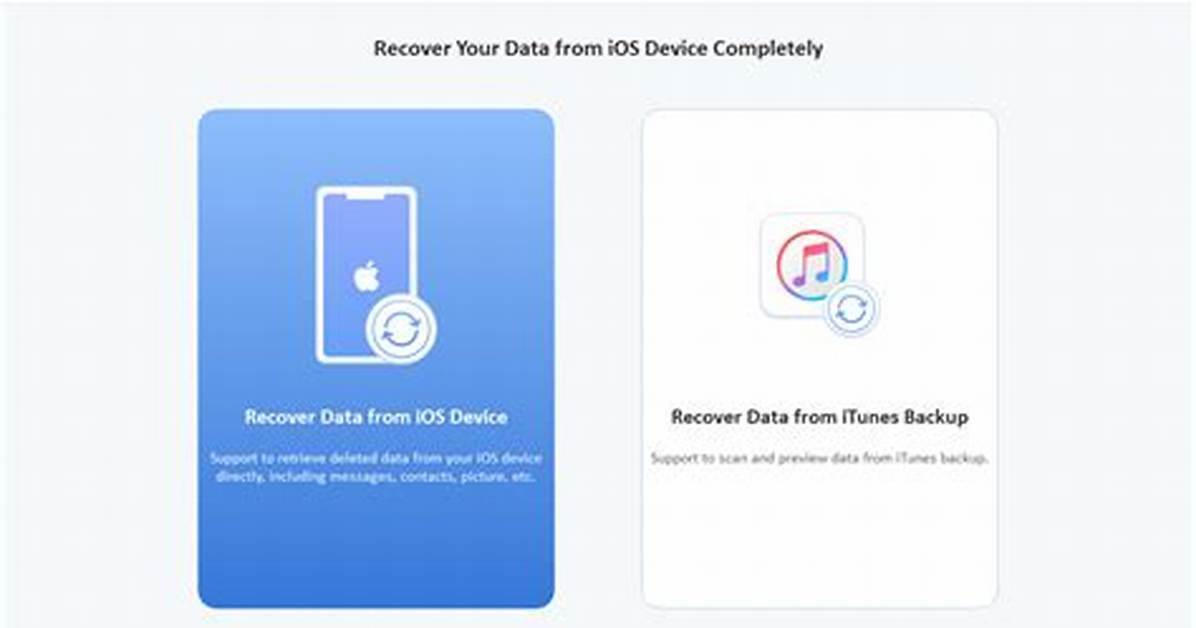 What Is iOS Data Recovery Software?