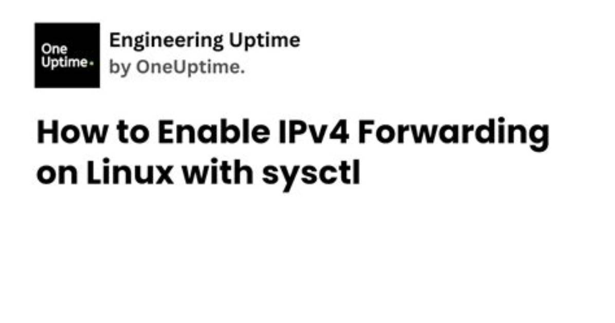 What Is Ipv4 Forwarding in Linux?