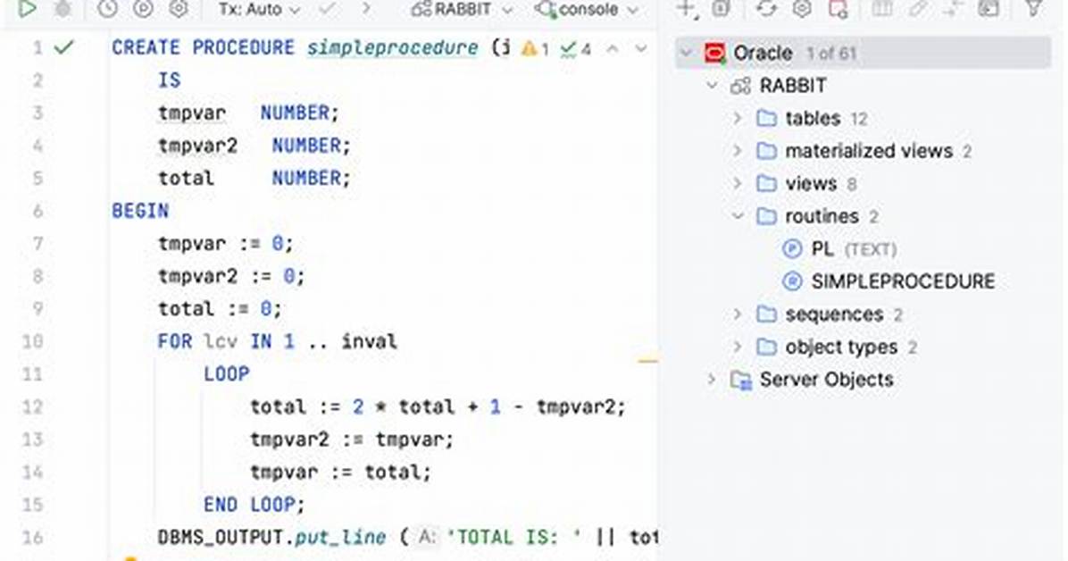 What Is Is as in Pl Sql