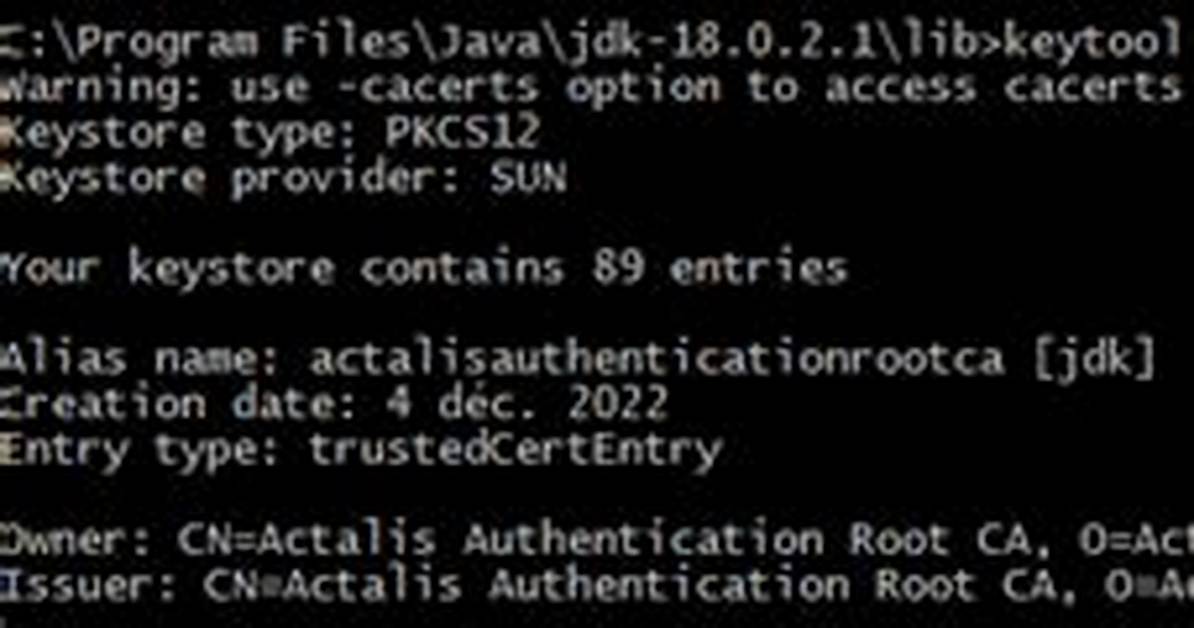 What Is Java Cacerts Password