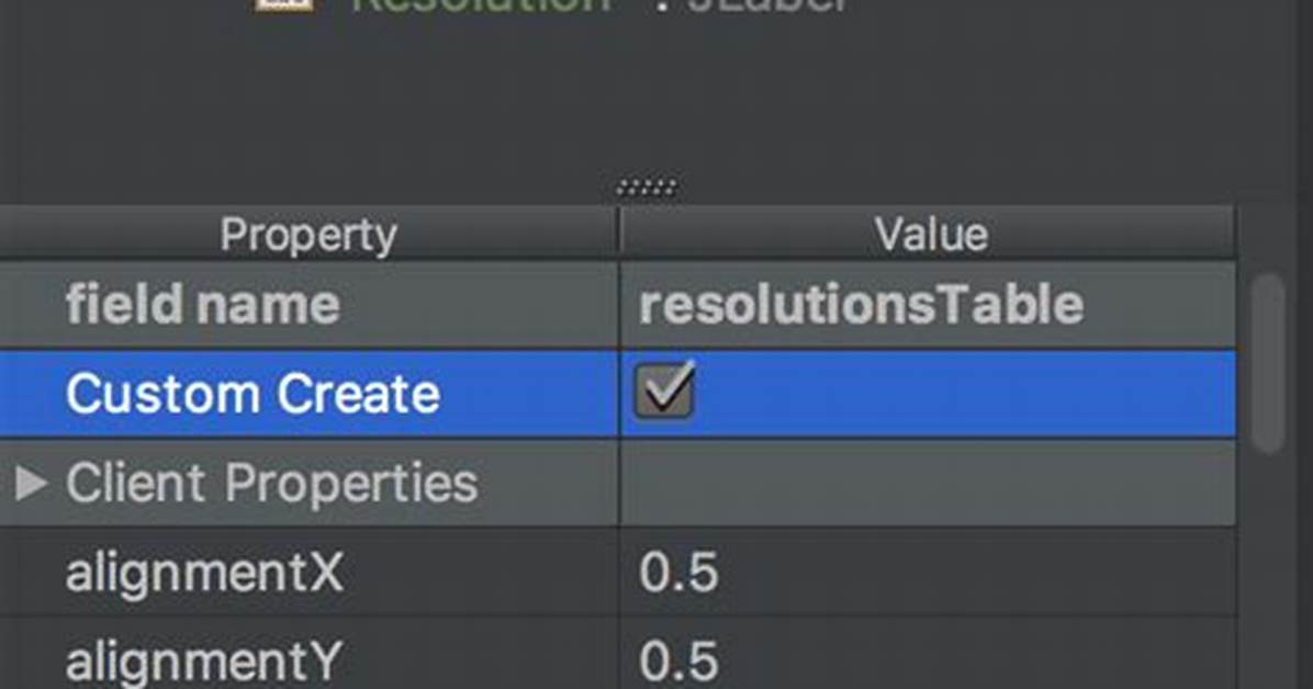 What Is Jtable Model