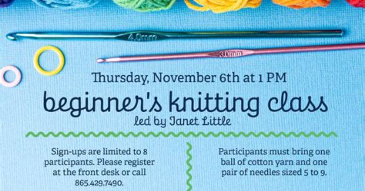 What Is Knitting Class 6
