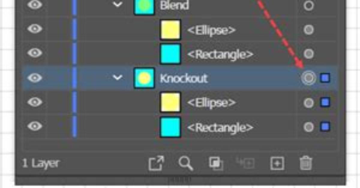 What Is Knockout Group in Illustrator?