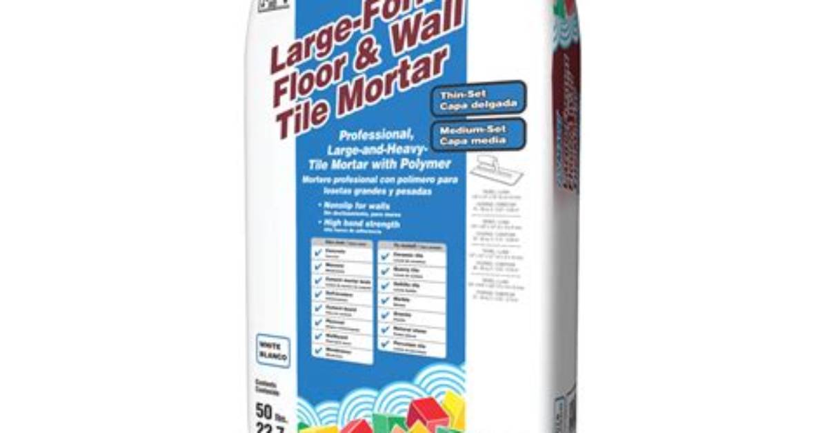 What Is Large Format Mortar