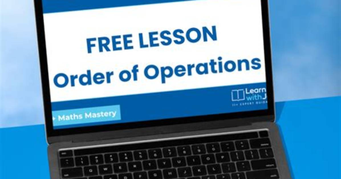What Is Lesson Order