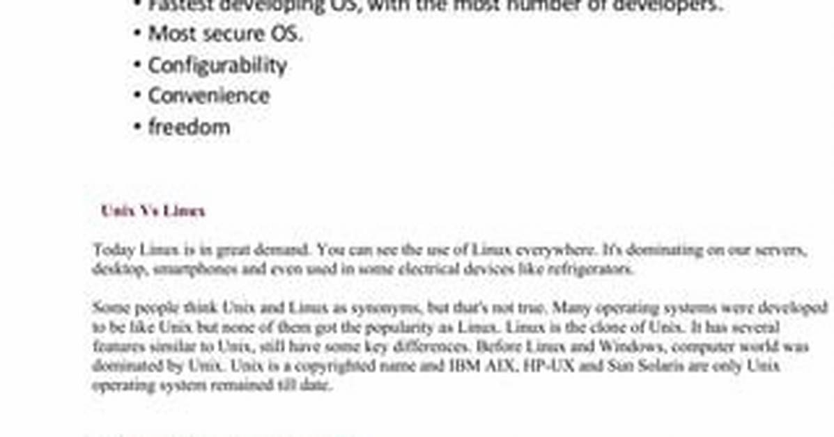 What Is Linux Mainly Used for?
