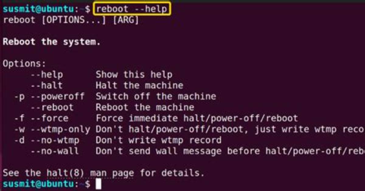 What Is Linux Reboot Command?