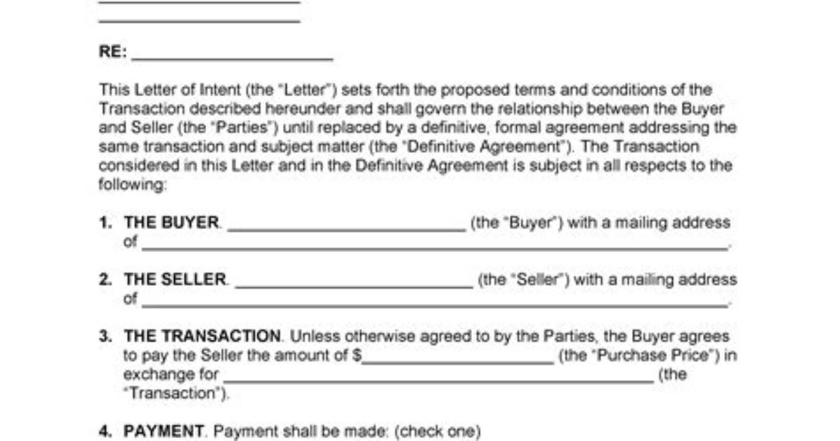 What Is Loi Format?