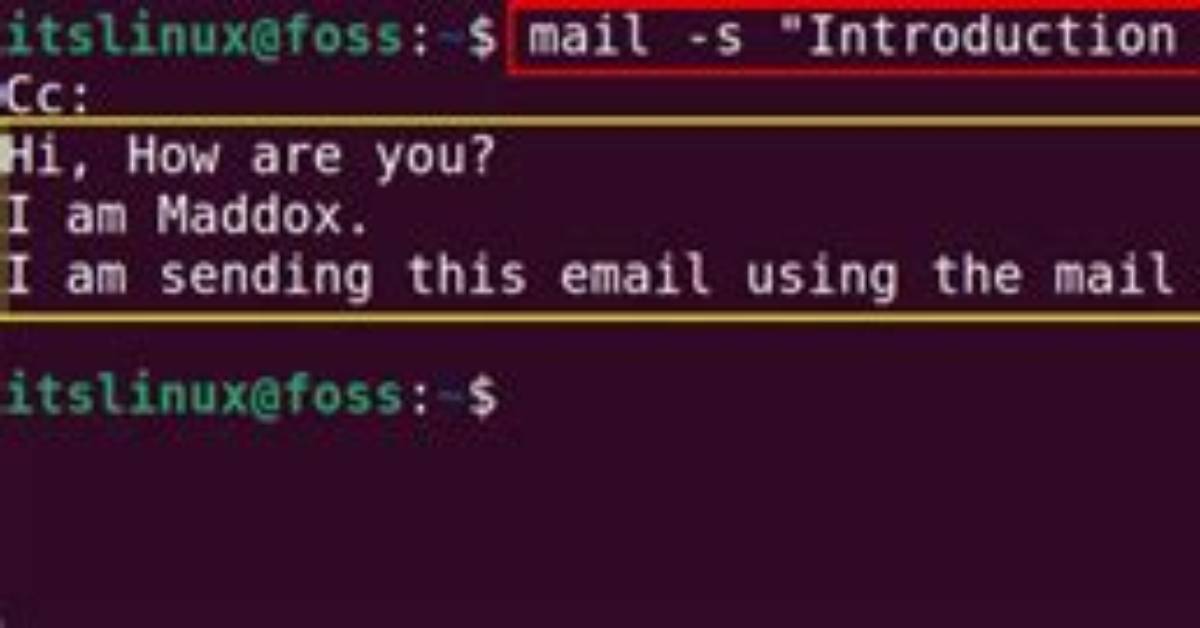 What Is Mail Command in Linux?