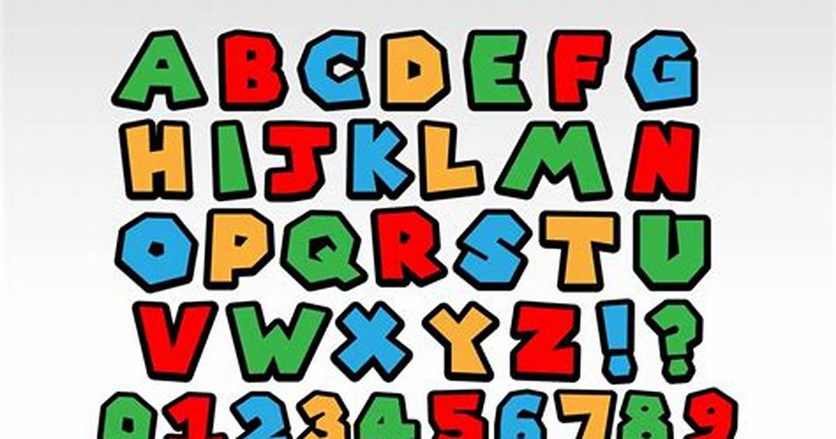 What Is Mario Font