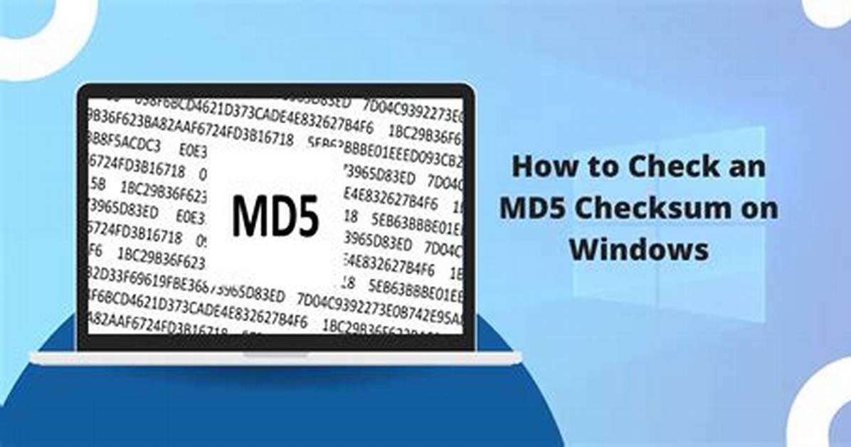 What Is Md5 Check