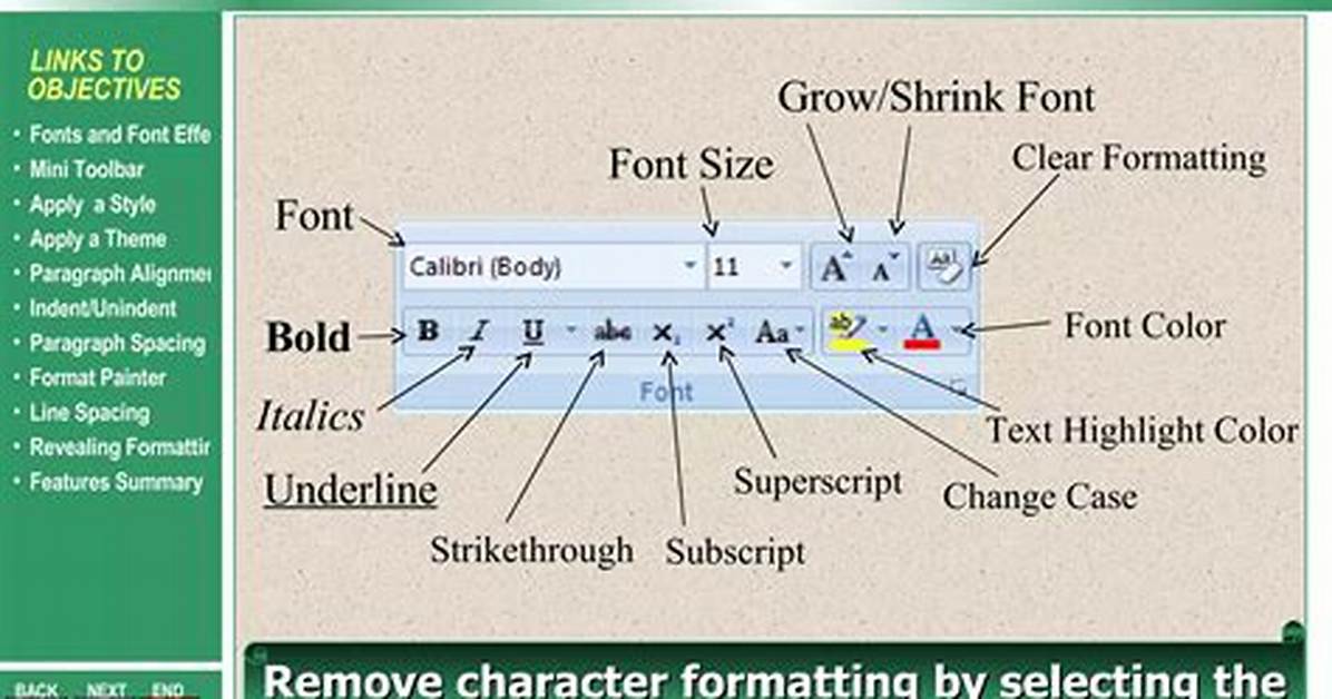 What Is Meant by Character Formatting