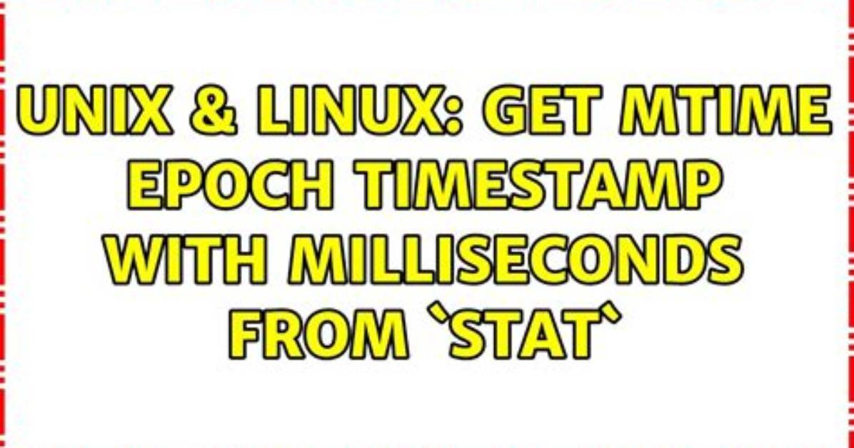 What Is Mtime Command in Linux?