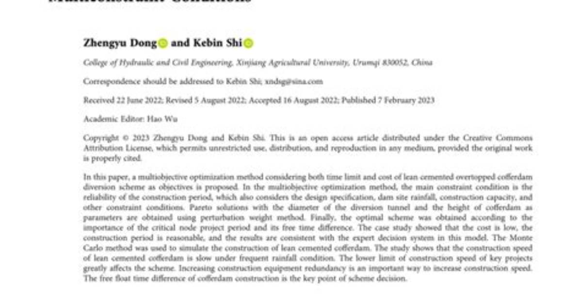 What Is Multiobjective Optimization Method?