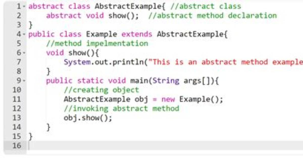 What Is Non Abstract Method in Java