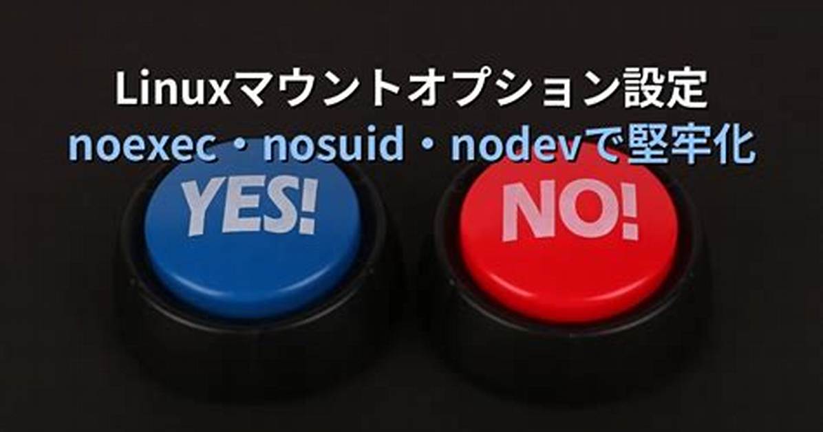 What Is Nosuid in Linux?