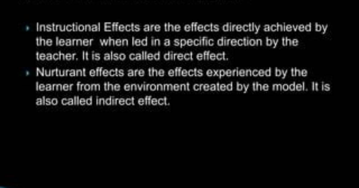What Is Nurturant Effect?