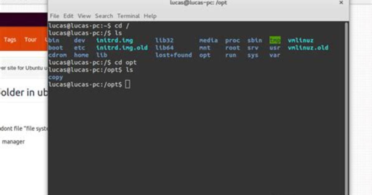 What Is Opt Folder Linux?