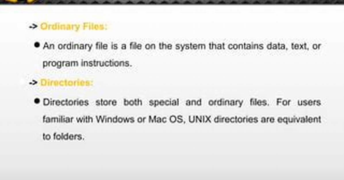 What Is Ordinary File Linux?