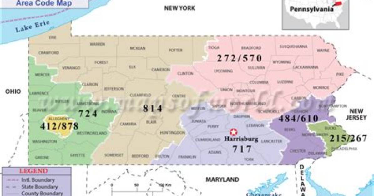 What Is Pa Area Code?
