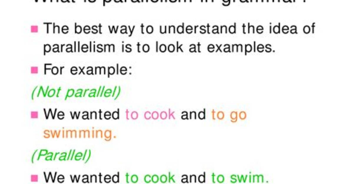 What Is Parallelism