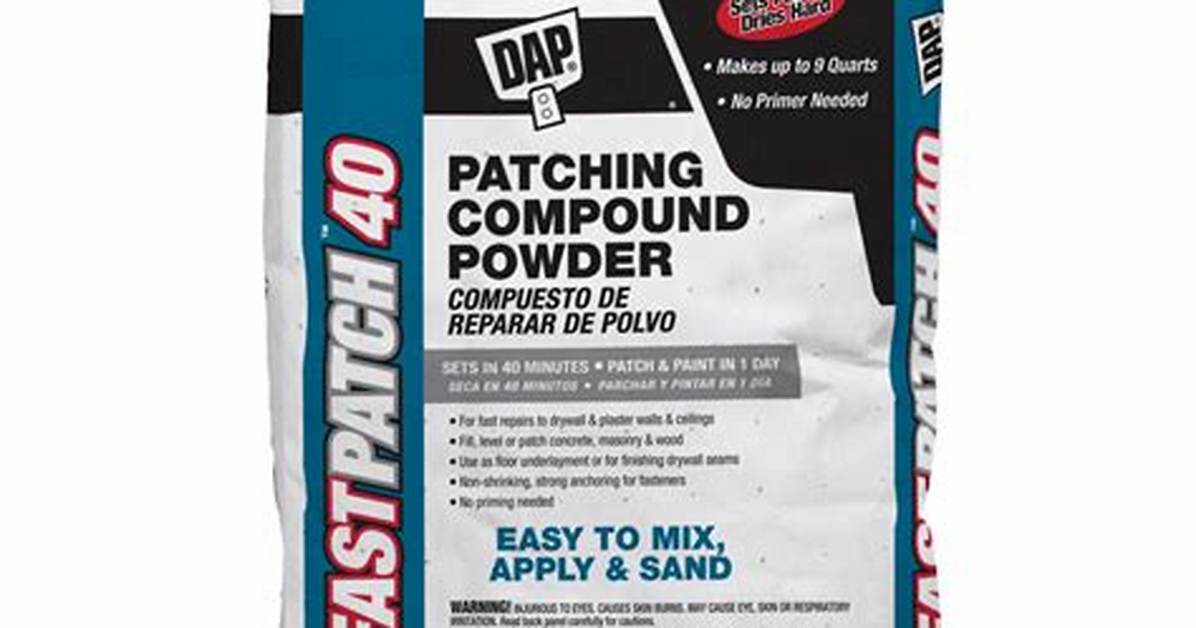 What Is Patching Compound