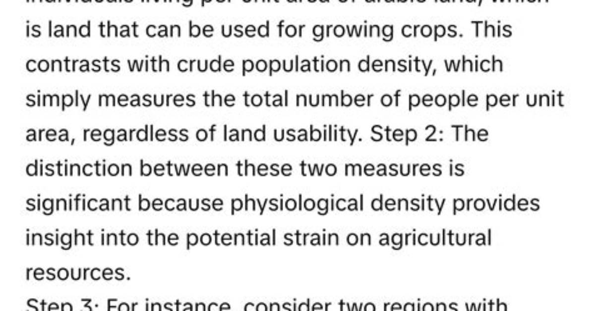 What Is Physiological Density? - Lisbd-Net. Com