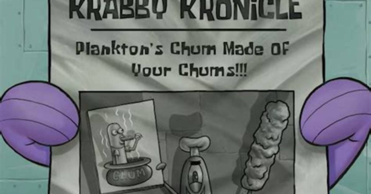 What Is Plankton's Chum Made of?