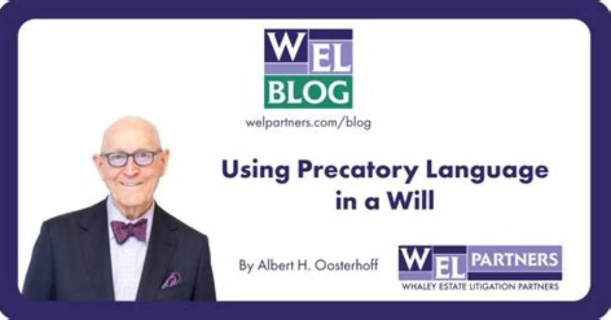 What Is Precatory Language Mean?