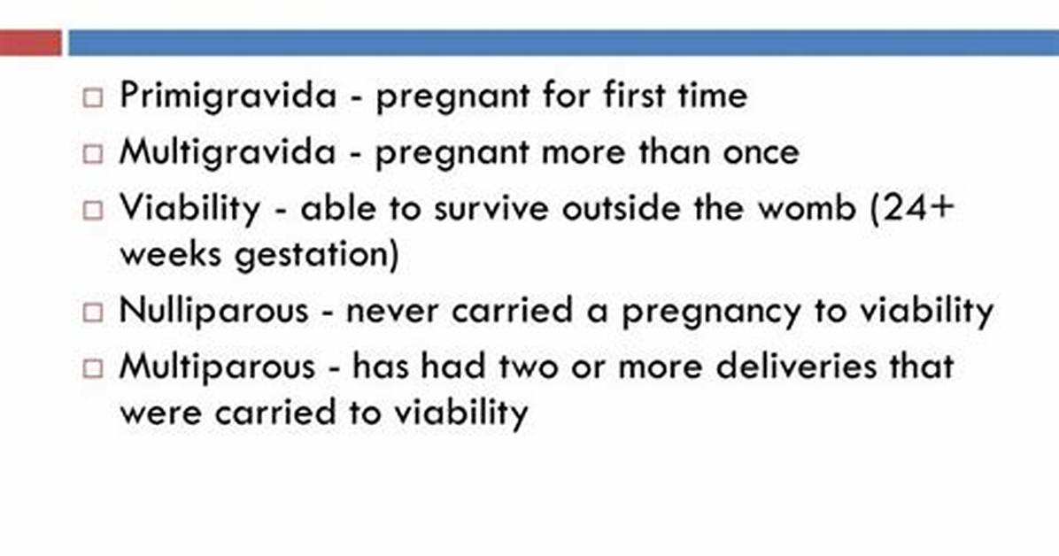 What Is Primigravida and Multigravida