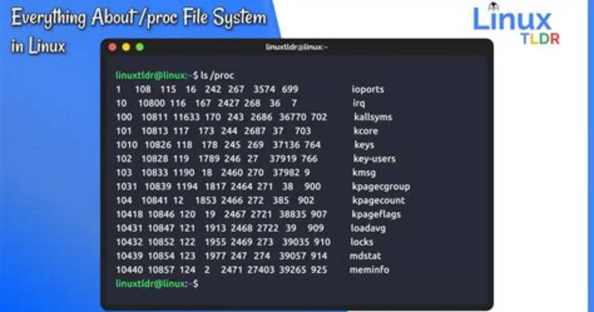 What Is Proc Command in Linux?