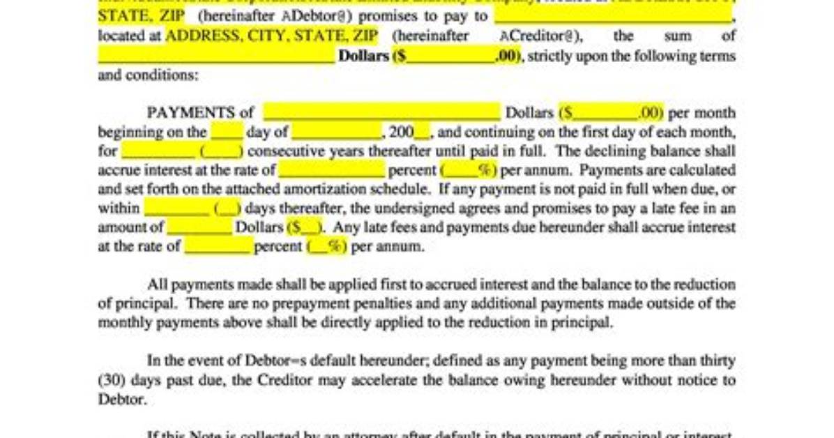 What Is Promissory Note with Example?