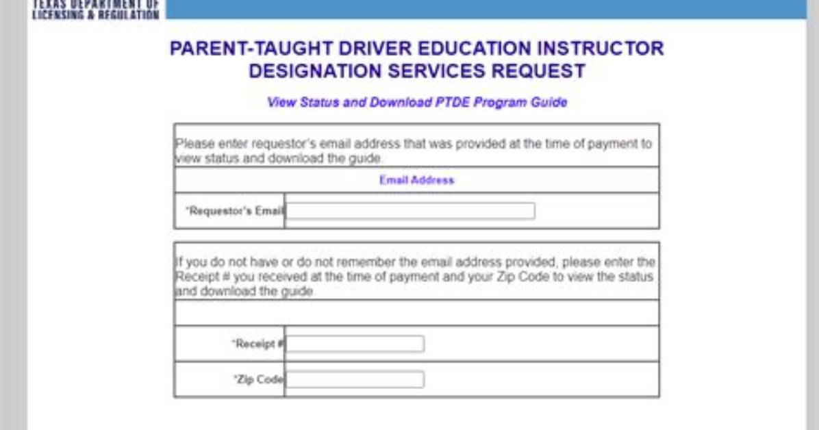 What Is Ptde Program Guide