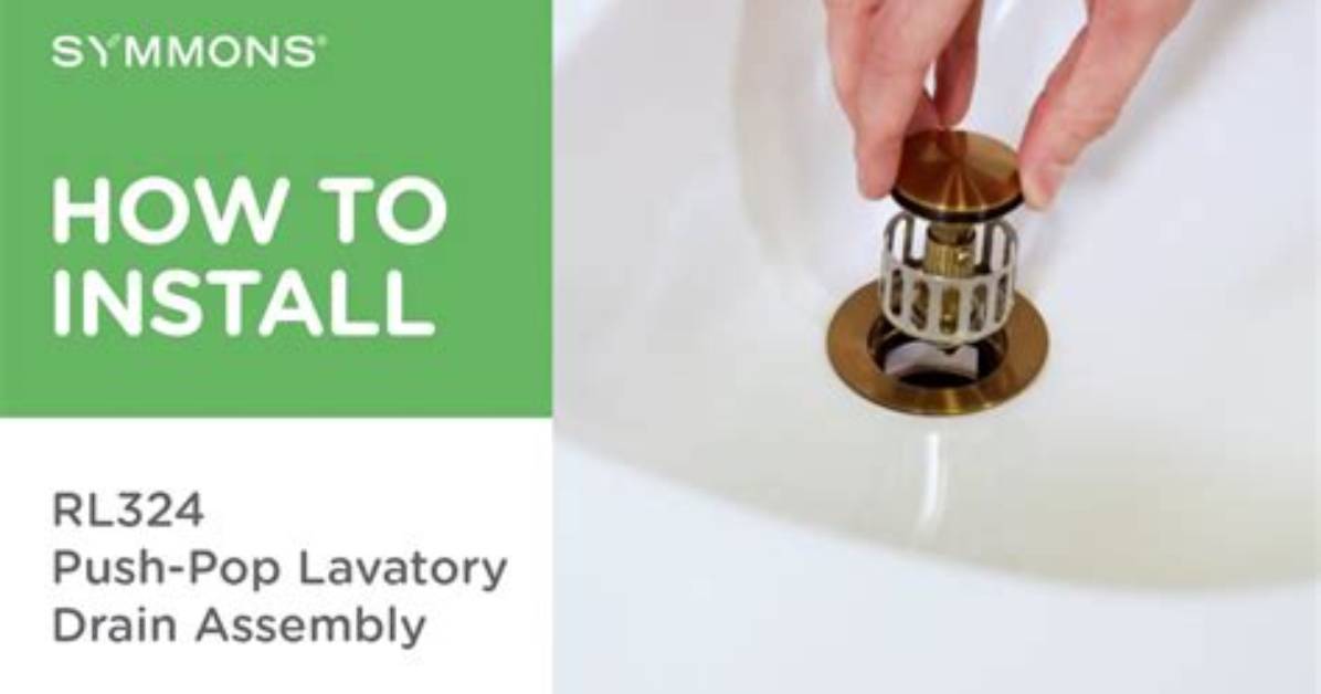 What Is Push Down Drain