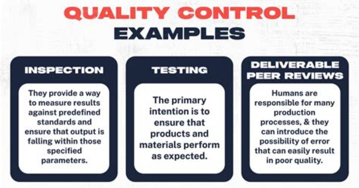 What Is Quality Control Example