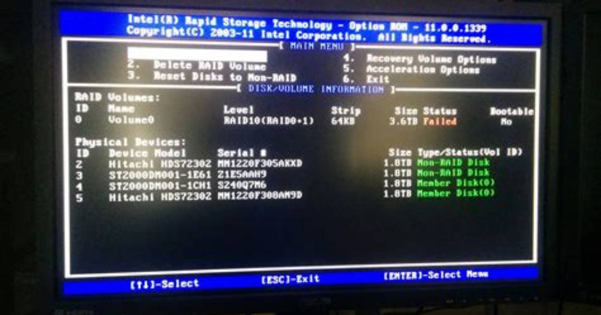 What Is Raid Setting in Bios?