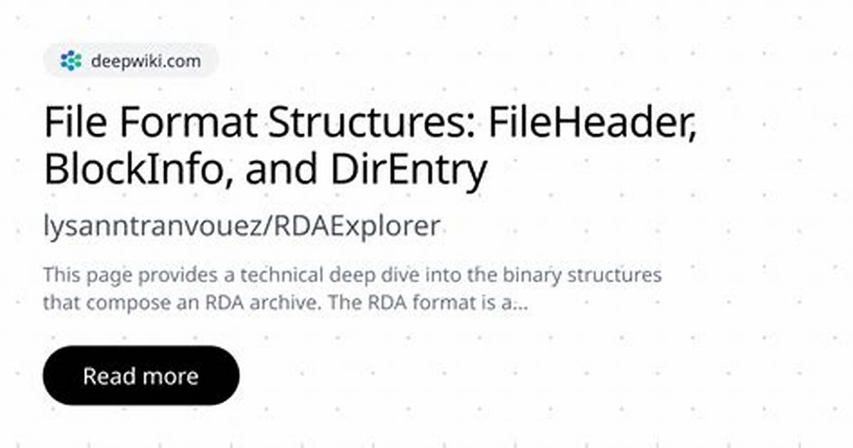 What Is Rda Format
